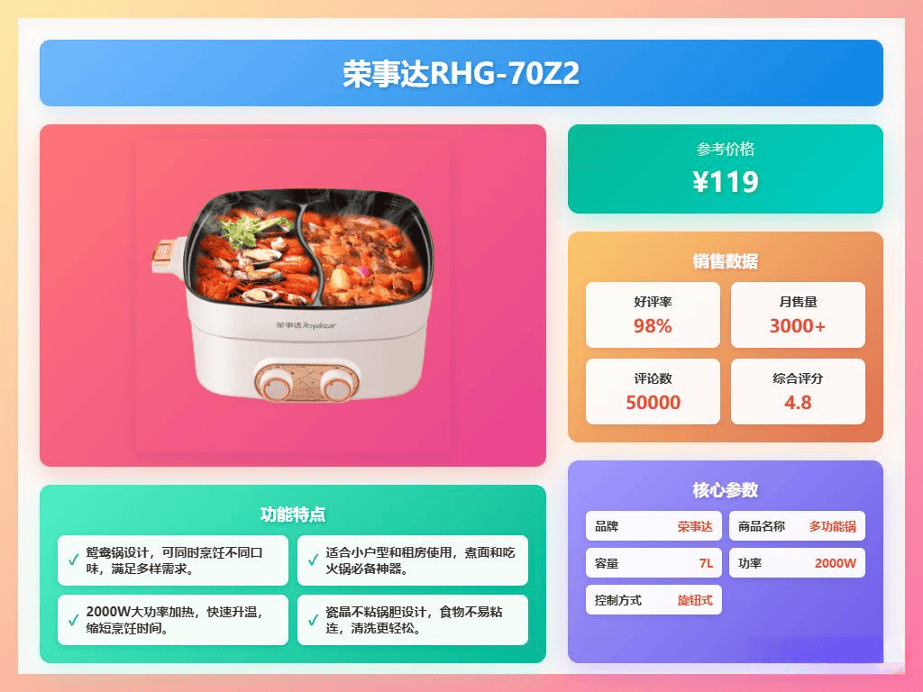 好？推荐这6款性价比高质量好！开元ky棋牌电煮锅家用哪个牌子(图4)